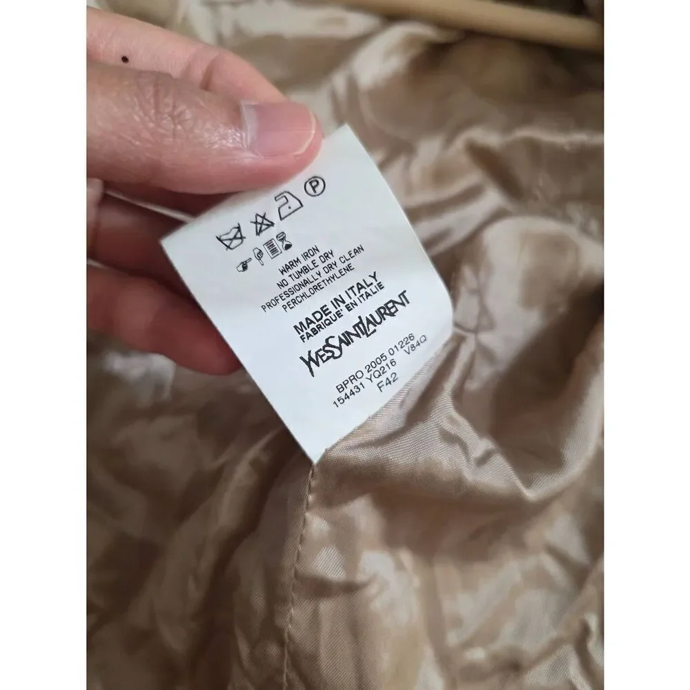 Yves Saint Laurent Brown Blazer 42